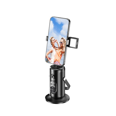 Lenyes LPH106 360° Dönebilen Akıllı Yüz Tanıma Takip Özellikli Magnetik Gimbal Sabitleyici Stand Siyah