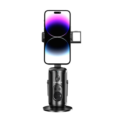 Lenyes LPH106 360° Dönebilen Akıllı Yüz Tanıma Takip Özellikli Magnetik Gimbal Sabitleyici Stand Siyah