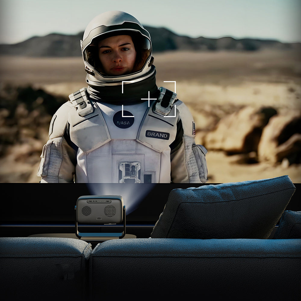 Lenyes LPR02 4.45” LCD 360 Derece Dönebilen Otomatik Netleme Özellikli Projektör Yansıtma Cihazı