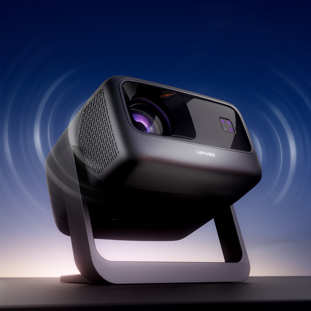 Lenyes LPR02 4.45” LCD 360 Derece Dönebilen Otomatik Netleme Özellikli Projektör Yansıtma Cihazı