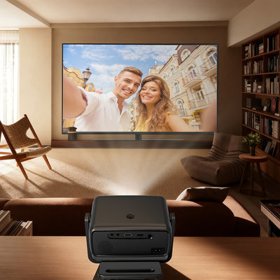 Lenyes LPR03 2.69 inç LCD 200 ANSI Lümen PTZ Projektör Yansıtma Cihazı Siyah