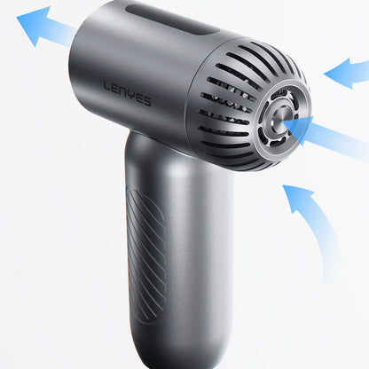 Lenyes LTF02 Dijital LED Göstergeli 4 Kademeli Çok Fonksiyonlu Turbo El Fanı