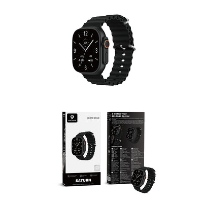 Lenyes LW-238 Ultra3 Saturn Serisi iOS ve Android Uyumlu Akıllı Saat Gold