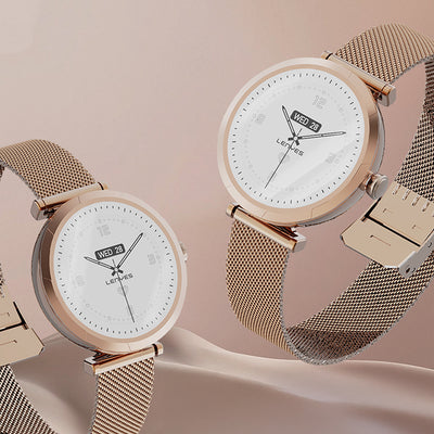 Lenyes LW-245 iOS ve Android Uyumlu Akıllı Saat Gold