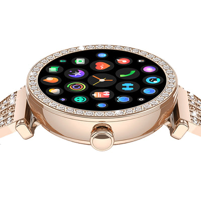 Lenyes LW-246 iOS ve Android Uyumlu Akıllı Saat Gold