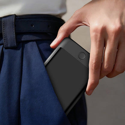 Lenyes PW0008D PD 20W LED Ekranlı Yapay Zeka Destekli Ultra İnce Wireless Powerbank 15W 5000mAh