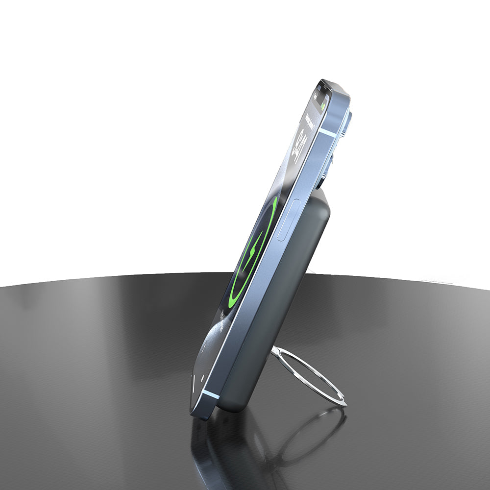 Lenyes PW1001D PD 22.5W Hızlı Şarj Özellikli Standlı Wireless Powerbank 15W 10000mAh