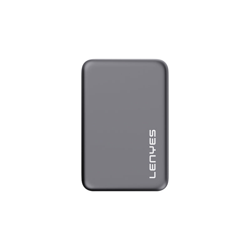 Lenyes PW139D PD 20W Ultra İnce Hızlı Şarj Özellikli Wireless Powerbank 15W 10000mAh Siyah