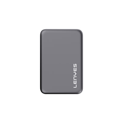 Lenyes PW139D PD 20W Ultra İnce Hızlı Şarj Özellikli Wireless Powerbank 15W 10000mAh Siyah