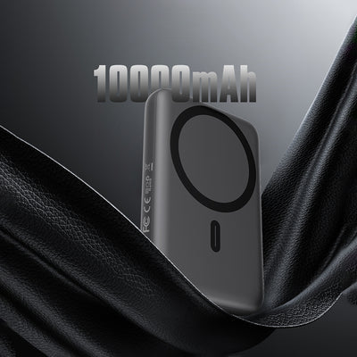 Lenyes PW139D PD 20W Ultra İnce Hızlı Şarj Özellikli Wireless Powerbank 15W 10000mAh Siyah