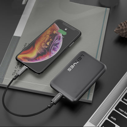 Lenyes PW139D PD 20W Ultra İnce Hızlı Şarj Özellikli Wireless Powerbank 15W 10000mAh