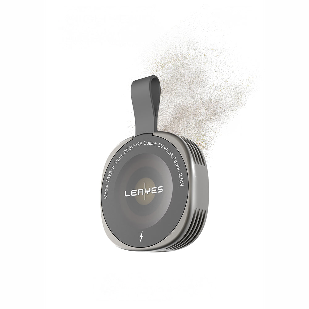 Lenyes PW316 Akıllı Saat Mini Wireless Magnetik Şarj Aleti 2.5W