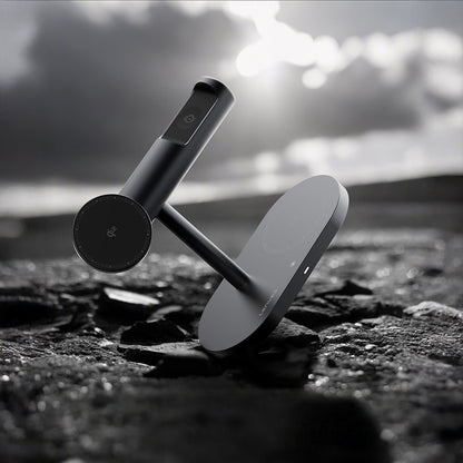 Lenyes PW319 Qi2 Şarj Teknolojili Ambiyans Işıklı Telefon&Akıllı Saat&Kulaklık 15W 3in1 Kablosuz Şarj Standı