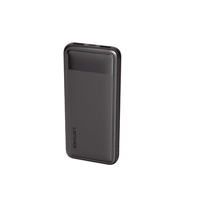 Lenyes PX133P Led Işık Göstergeli Taşınabilir Powerbank 10W 10000mAh Siyah