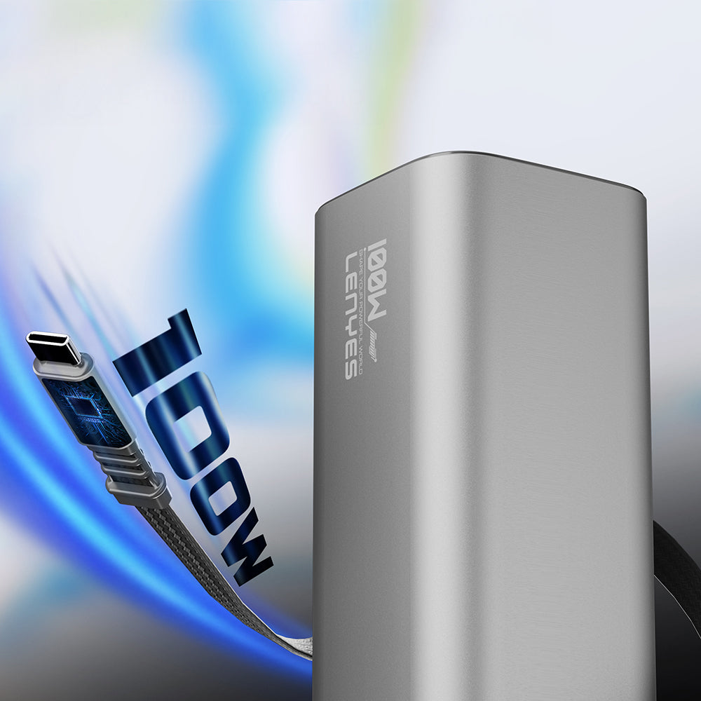 Lenyes PX2001D Hızlı Şarj Özellikli Dijital LED Göstergeli Taşınabilir Powerbank 100W 20000mAh