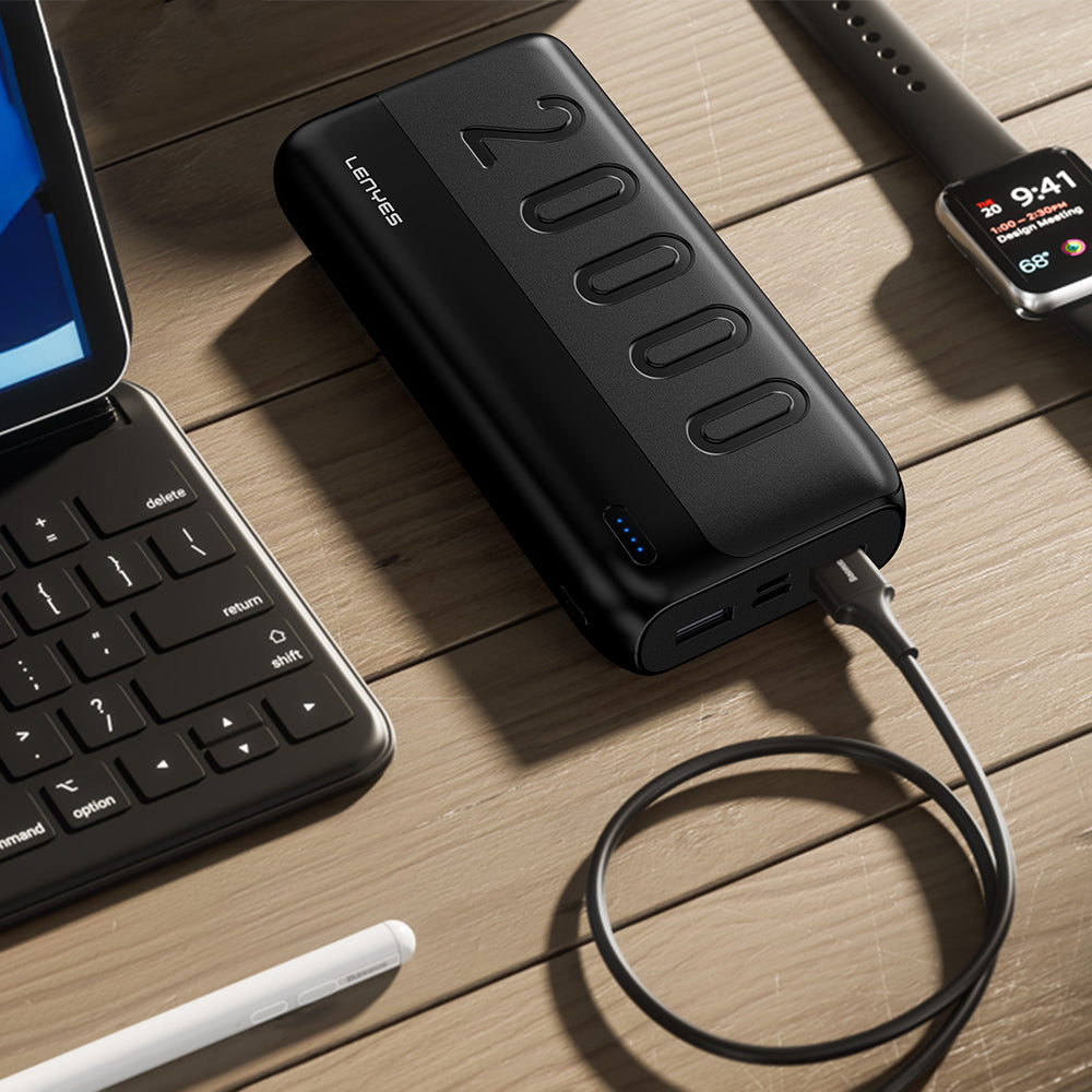 Lenyes PX235P Led Işık Göstergeli Taşınabilir Powerbank 10W 20000mAh