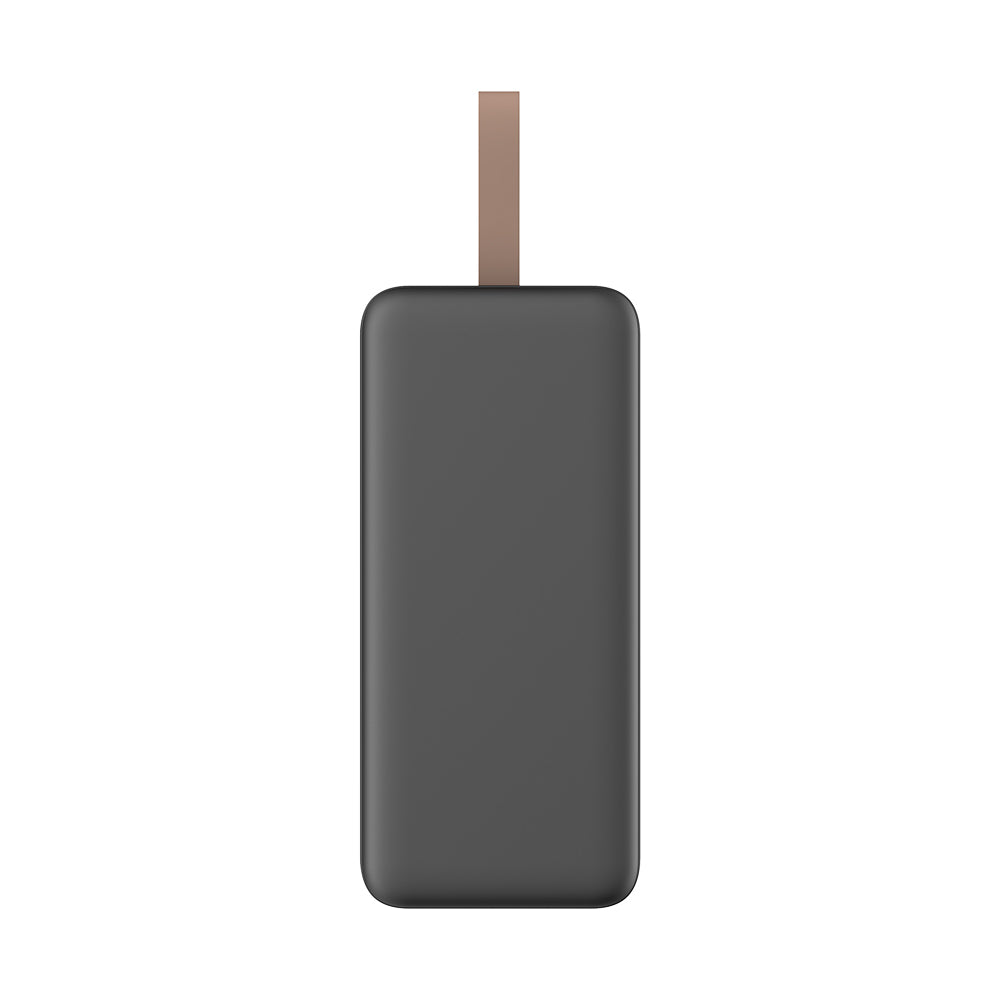 Lenyes PX387D LED Göstergeli Taşınabilir Mini Powerbank 22.5W 30.000mAh Siyah