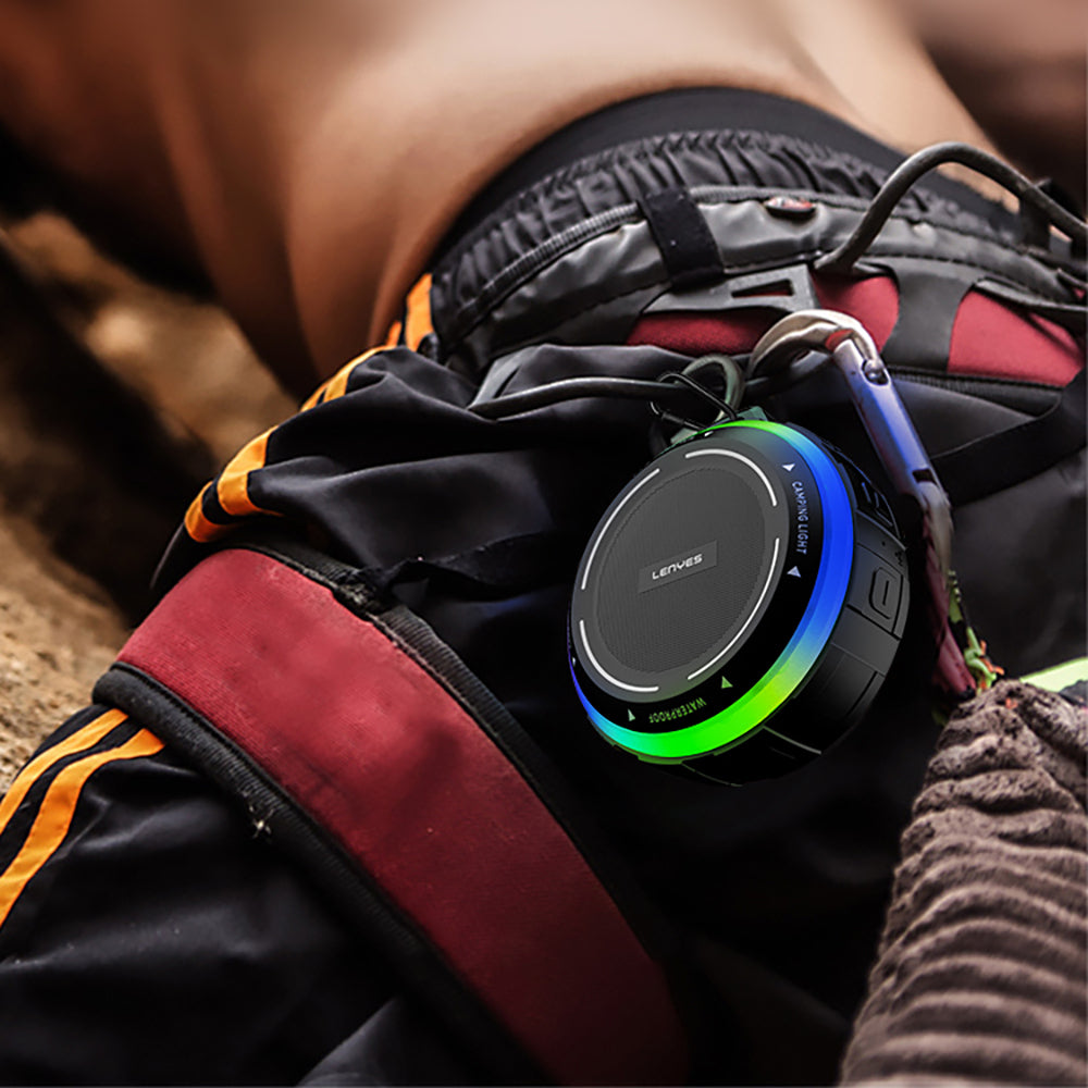 Lenyes S223 RGB Işıklı Askı Aparatlı Mini Bluetooth Speaker Hoparlör v5.3