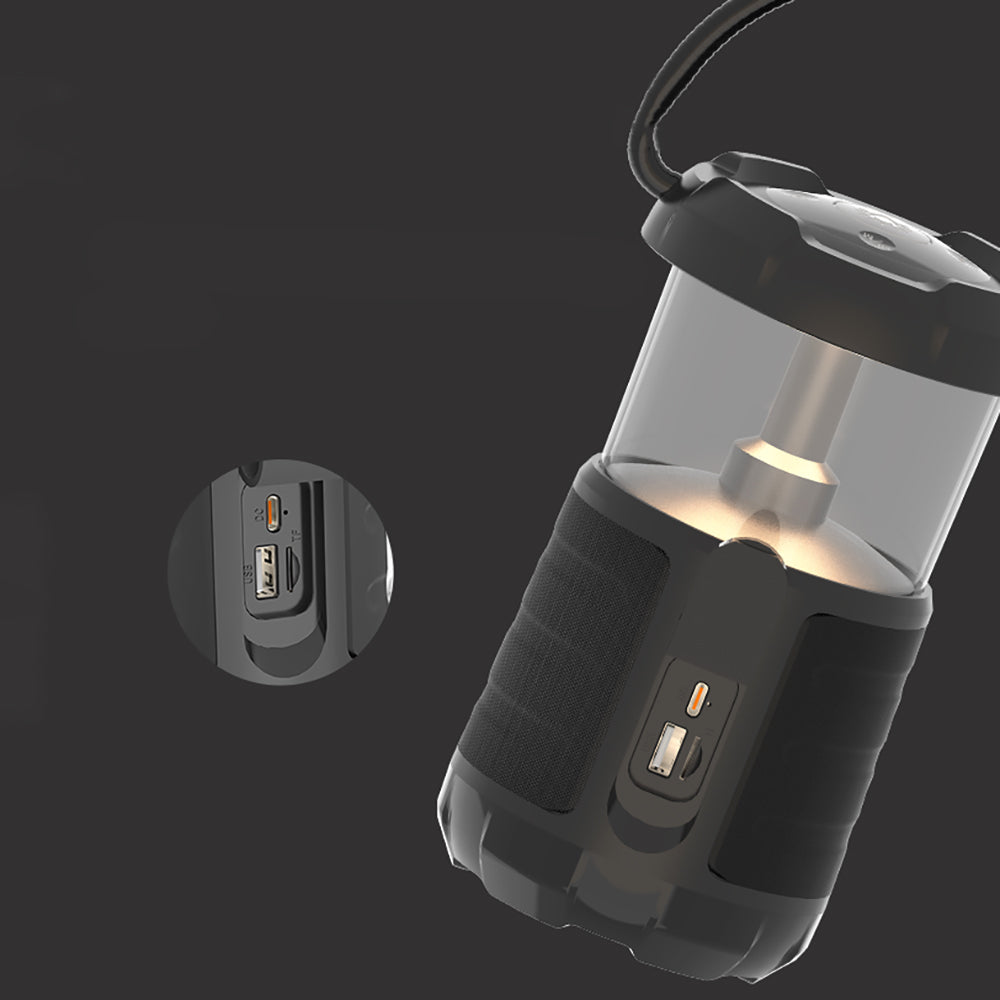 Lenyes S230 Kamp Gece Lambalı Bluetooth Speaker Hoparlör v5.3