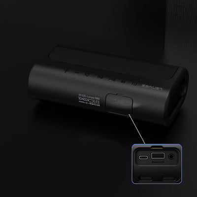 Lenyes S810 TWS Bluetooth Speaker Hoparlör v5.0 Siyah