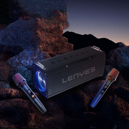 Lenyes S828 RGB Led Işıklı TWS Bluetooth Speaker Hoparlör v5.0