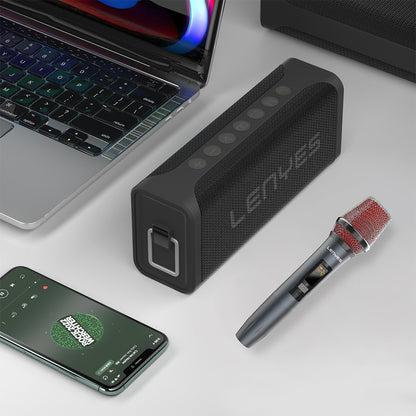 Lenyes S829 Karaoke Mikrofonlu Bluetooth Speaker Hoparlör v5.0