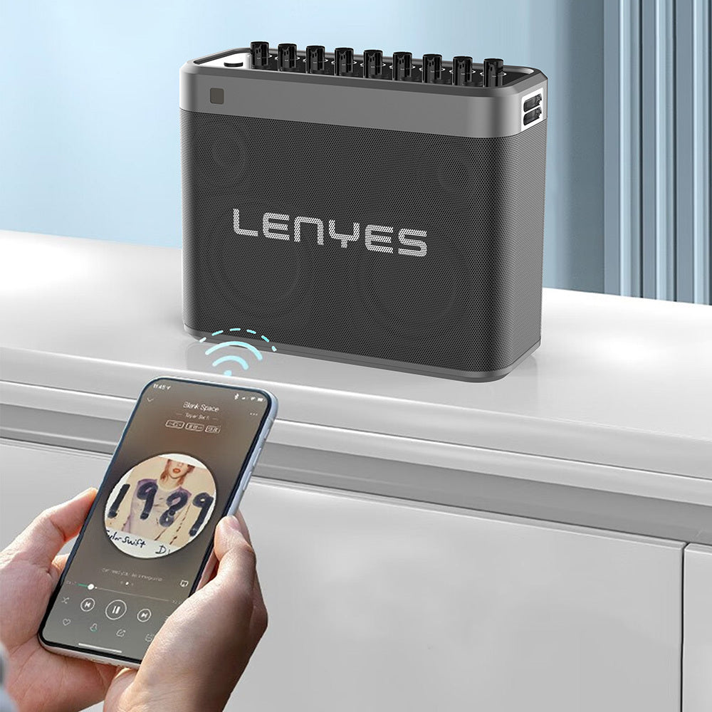 Lenyes S830 Mikrofonlu Çoklu Giriş TWS Karaoke Bluetooth Hoparlör v5.0 160W