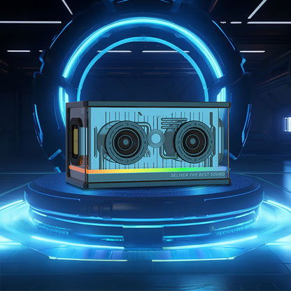 Lenyes S839 RGB Işıklı Taşınabilir TWS Bluetooth Hoparlör v5.2