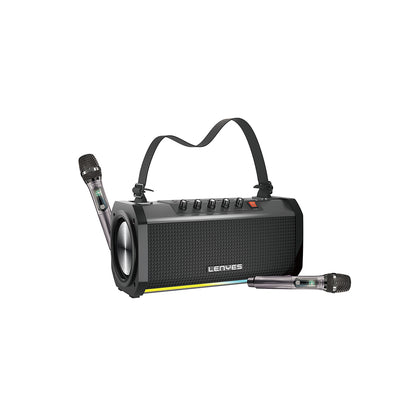 Lenyes S863 RGB Led Işıklı Mikrofonlu TWS Bluetooth Speaker Hoparlör v5.3