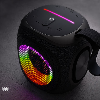Lenyes S864 RGB Işıklı Taşınabilir TWS Bluetooth Speaker Hoparlör v5.3