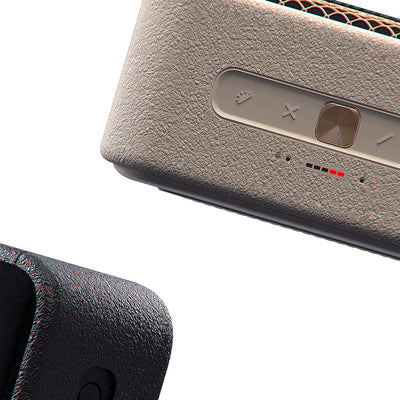 Lenyes S891 RGB Işıklı Taşınabilir Su Geçirmez OTG-TWS Bluetooth Hoparlör v5.3 80W Bej