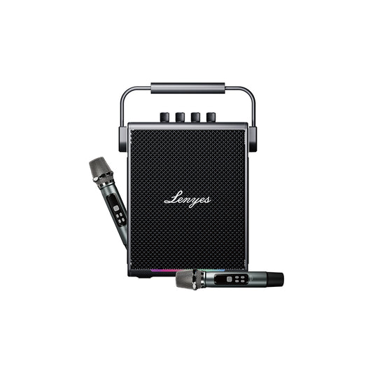 Lenyes Titan 1 Serisi RGB Işıklı Çift Mikrofonlu Bluetooth Speaker Hoparlör v5.3 5000mAh