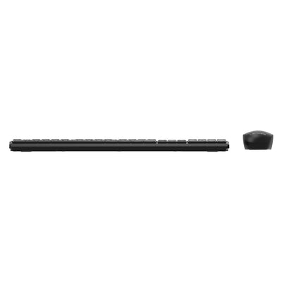 Lenyes WK105 Ergonomik 2in1 2.4G Kablosuz Klavye ve 1200 DPI Mouse Seti Siyah
