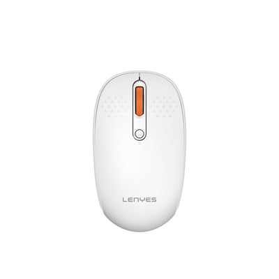Lenyes WS101 Sessiz Buton Tasarımlı Ergonomik 2.4G Kablosuz Mouse 1600 DPI Beyaz