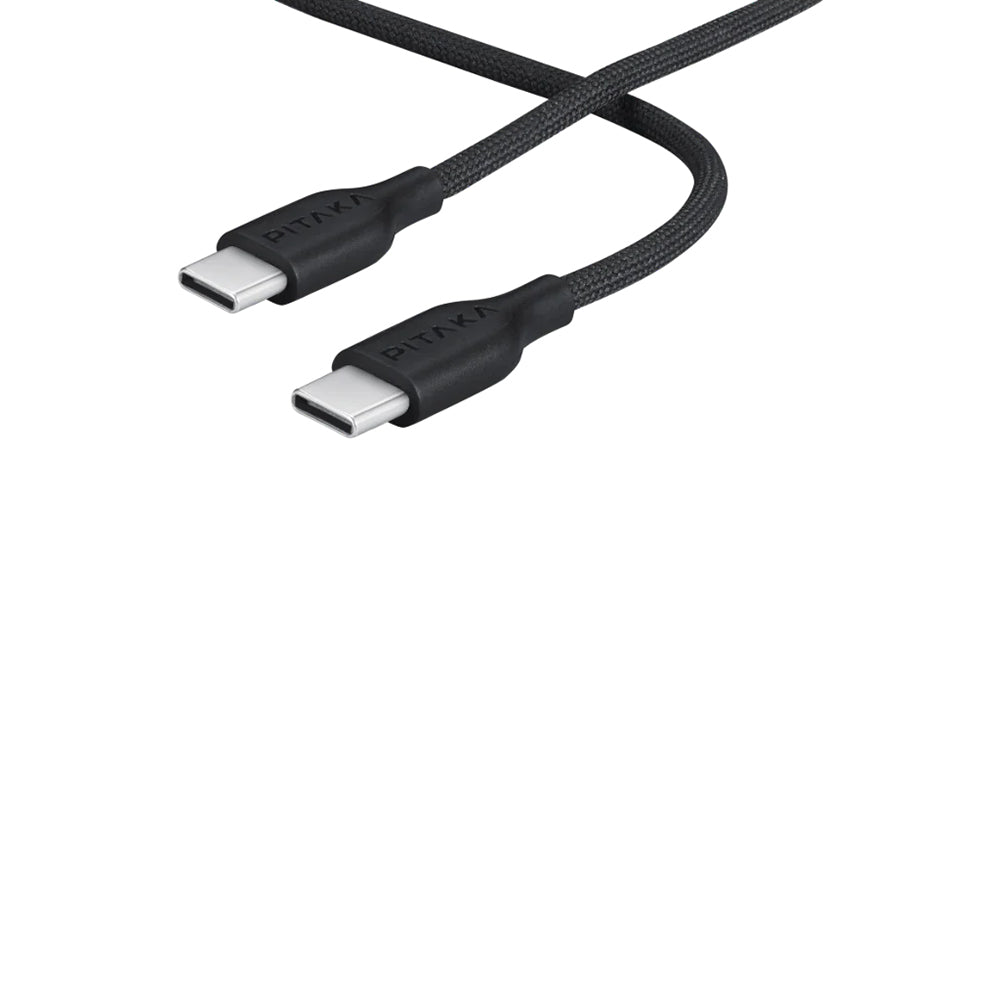 Pitaka Flex Braided Örgülü Tasarımlı Type-C to Type-C PD Data ve Şarj Kablosu 60W 1.2M