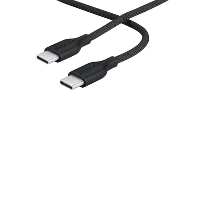 Pitaka Flex Braided Örgülü Tasarımlı Type-C to Type-C PD Data ve Şarj Kablosu 60W 1.2M
