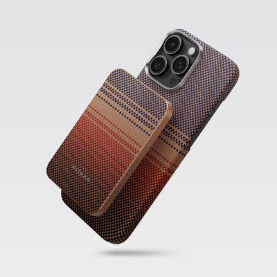 Pitaka Tactile Woven Qi2 Şarj Teknolojili Aramid Fiber M-Safe Powerbank 15W 5000mAh Kahverengi