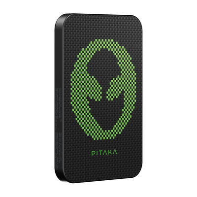 Pitaka Tactile Woven Qi2 Şarj Teknolojili Aramid Fiber M-Safe Powerbank 15W 5000mAh Kahverengi