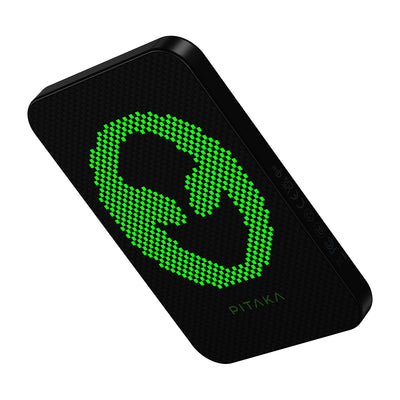 Pitaka Tactile Woven Qi2 Şarj Teknolojili Aramid Fiber M-Safe Powerbank 15W 5000mAh Kahverengi