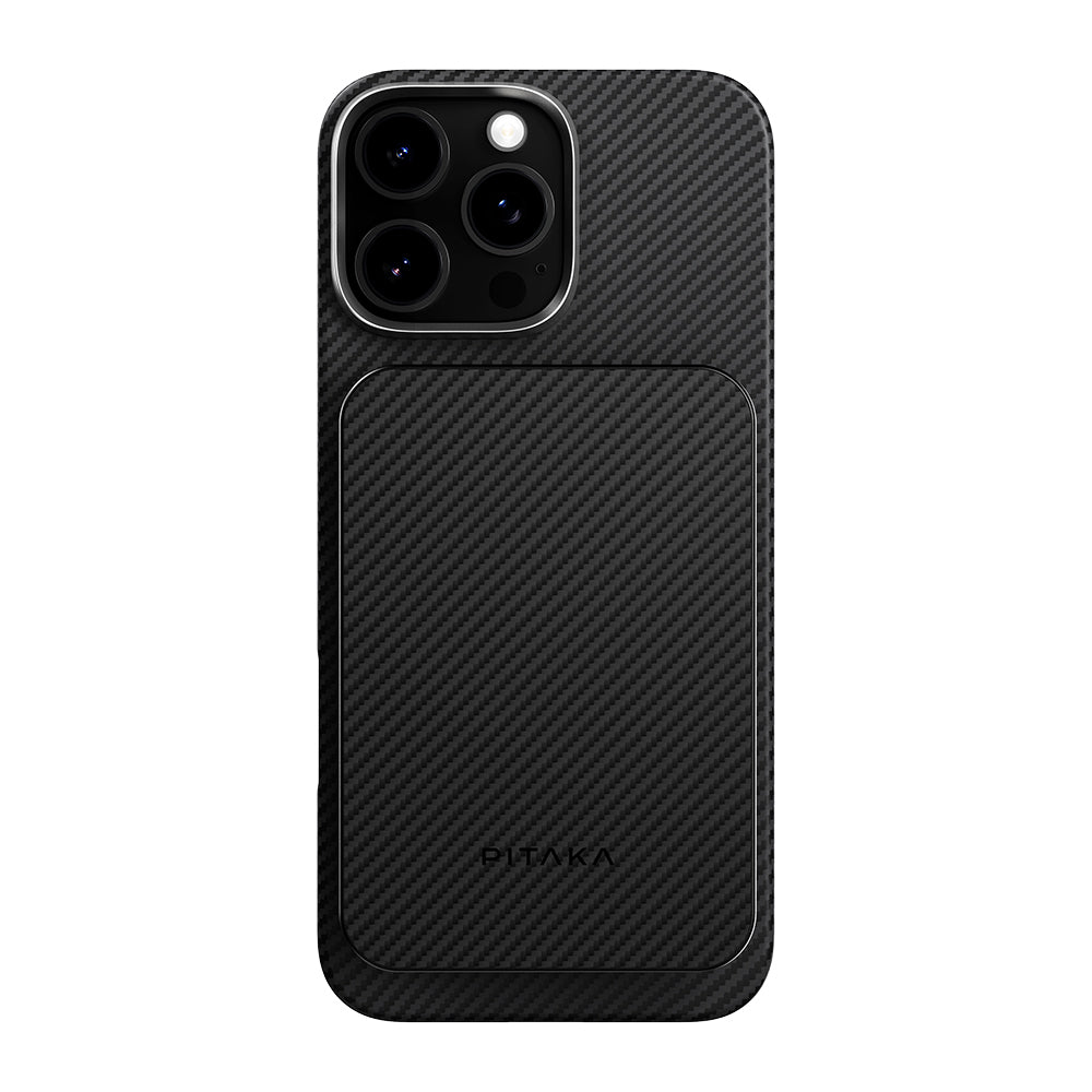 Pitaka Tactile Woven Qi2 Şarj Teknolojili Aramid Fiber M-Safe Powerbank 15W 5000mAh Kahverengi