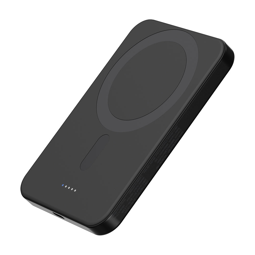 Pitaka Tactile Woven Qi2 Şarj Teknolojili Aramid Fiber M-Safe Powerbank 15W 5000mAh Kahverengi