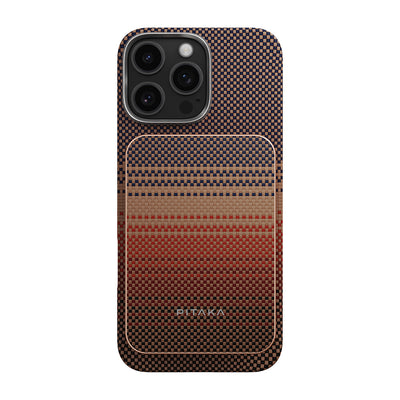 Pitaka Tactile Woven Qi2 Şarj Teknolojili Aramid Fiber M-Safe Powerbank 15W 5000mAh Kahverengi