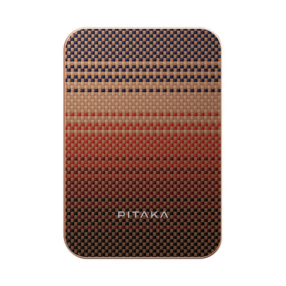 Pitaka Tactile Woven Qi2 Şarj Teknolojili Aramid Fiber M-Safe Powerbank 15W 5000mAh