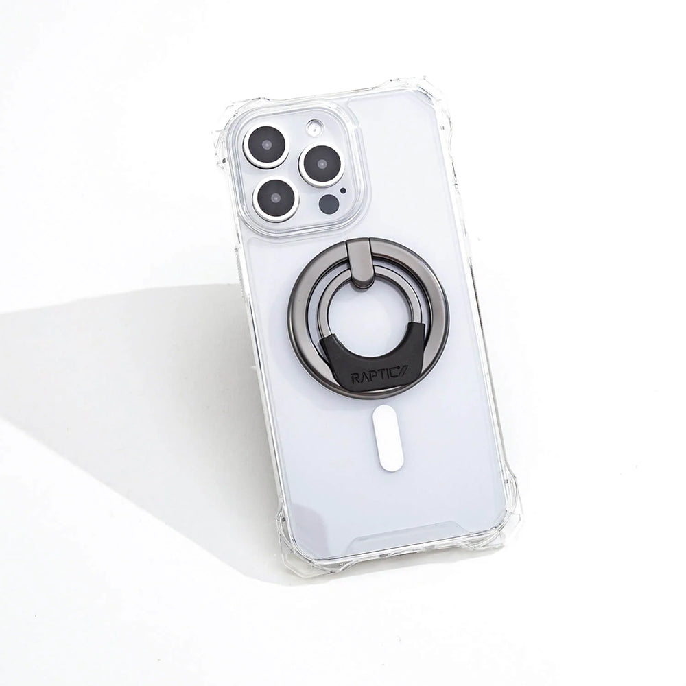 Raptic Magnetik Özellikli 360 Derece Dönebilen Parmak Ring Stand Gümüş