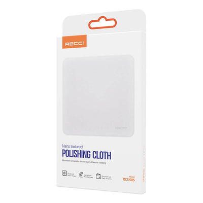 Recci RCS-S05 Mikrofiber Kompozit Ultrasonik Kaplama Nano Dokulu Parlatma ve Temizleme Bezi Gri