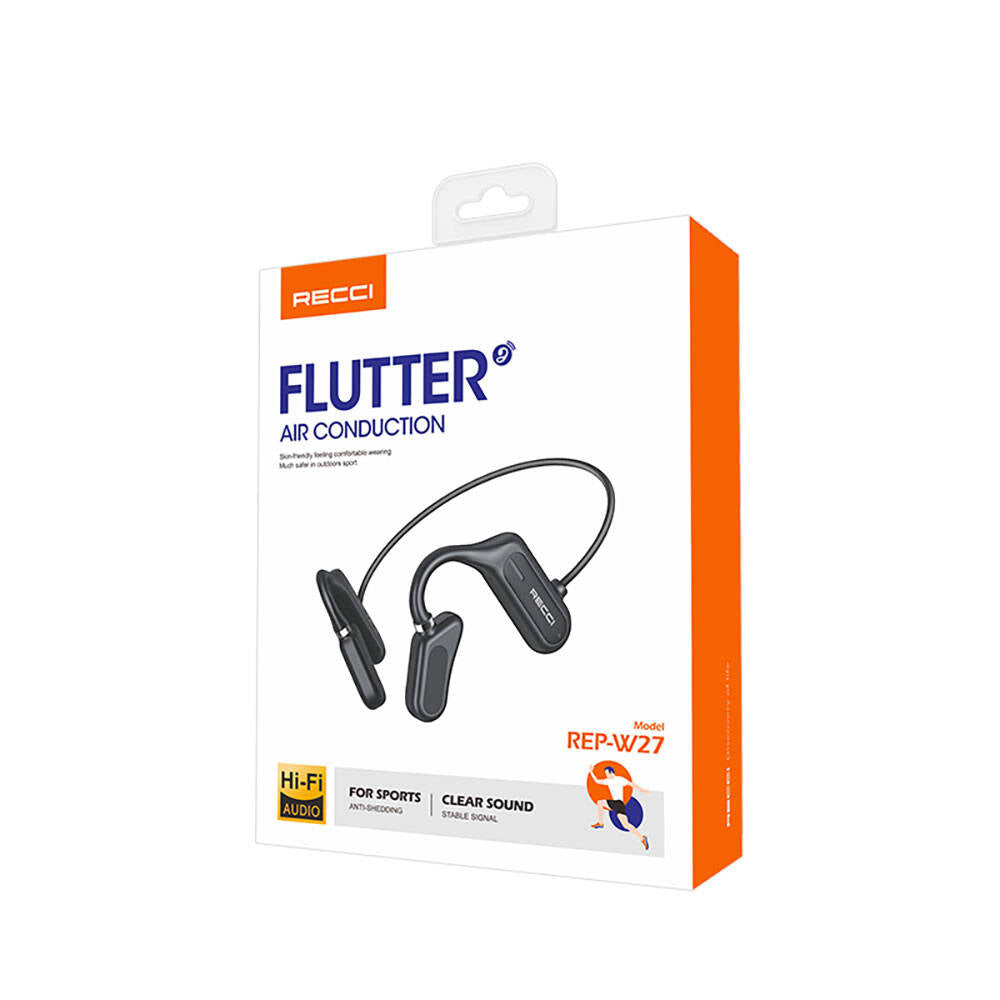 Recci REP-W27 Flutter Serisi Suya Dayanıklı Sporcu Bluetooth Kulaklık