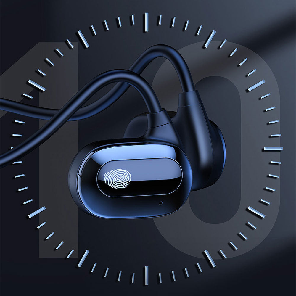 Recci REP-W63 Phantom Serisi Hi-Fi HD Ses Kaliteli Hava İletimi Kulak Üstü Bluetooth Kulaklık Siyah