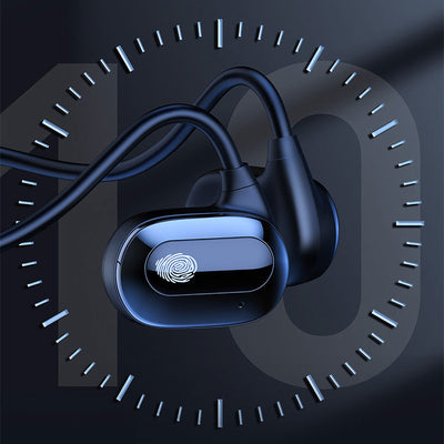 Recci REP-W63 Phantom Serisi Hi-Fi HD Ses Kaliteli Hava İletimi Kulak Üstü Bluetooth Kulaklık Siyah