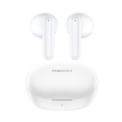 Recci REP-W78 Shell Serisi TWS Kulak İçi Bluetooth v5.3 Kulaklık Beyaz