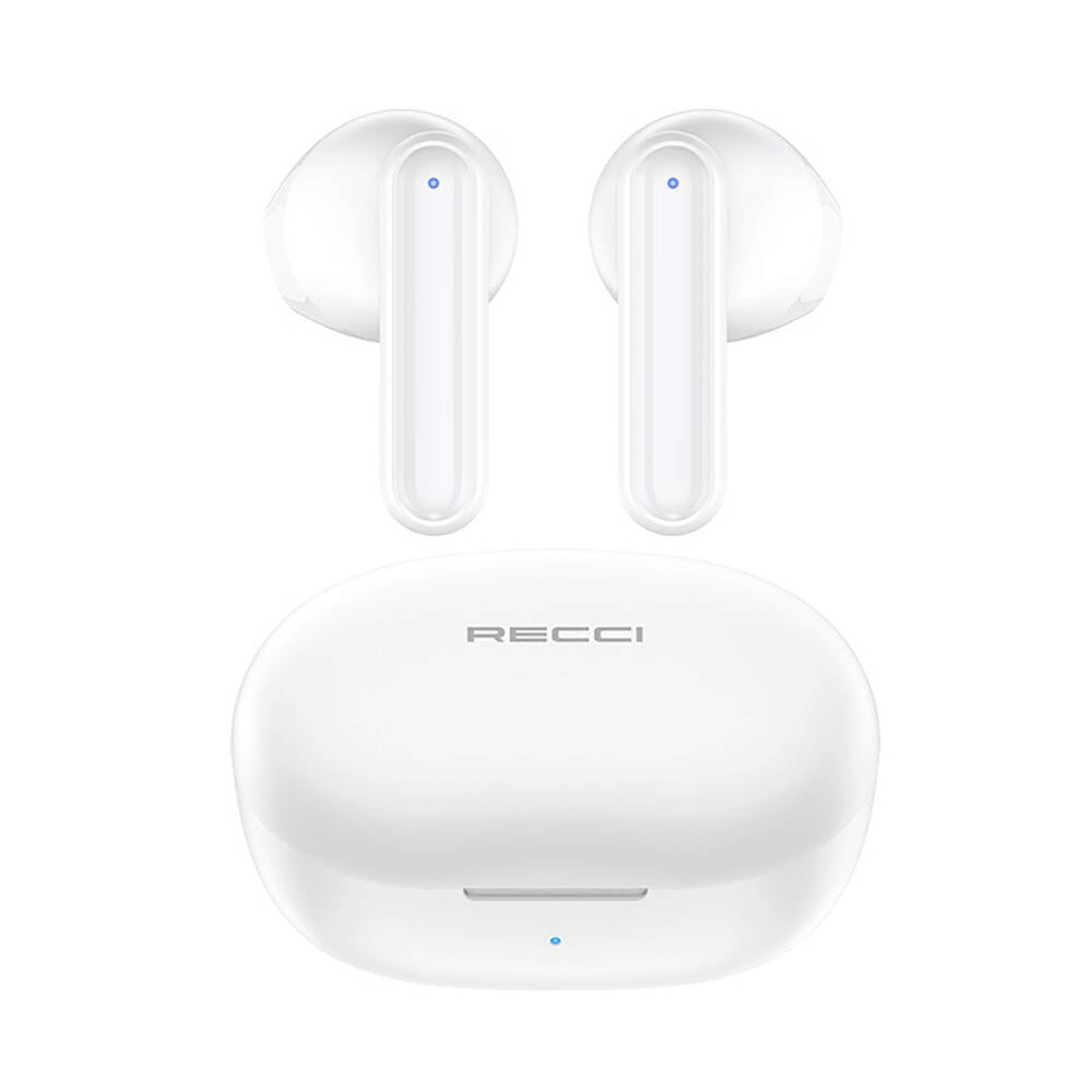 Recci REP-W78 Shell Serisi TWS Kulak İçi Bluetooth v5.3 Kulaklık Beyaz
